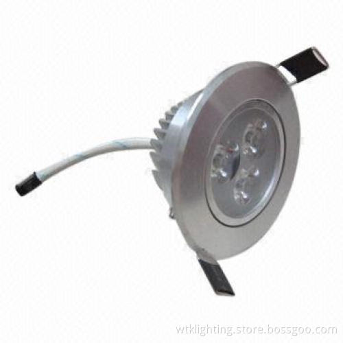 LED 3W Normal Ceiling Downlight with Epistar LEDs, Made of Aluminum Material